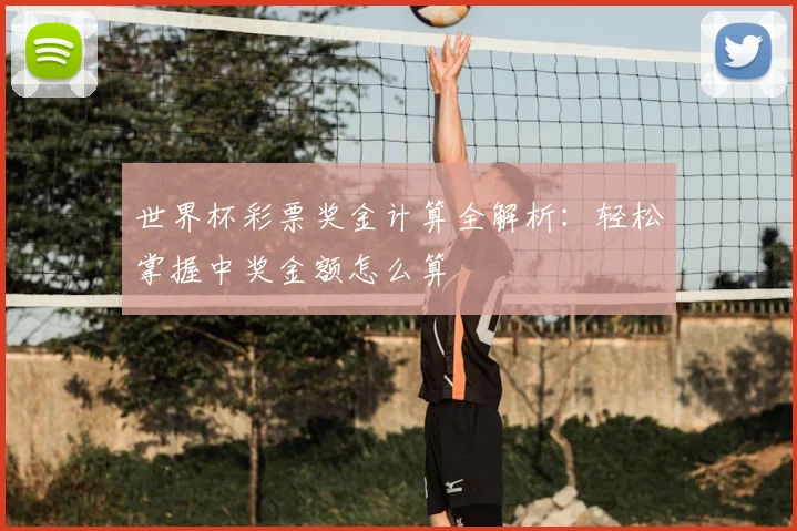 世界杯彩票奖金计算全解析：轻松掌握中奖金额怎么算