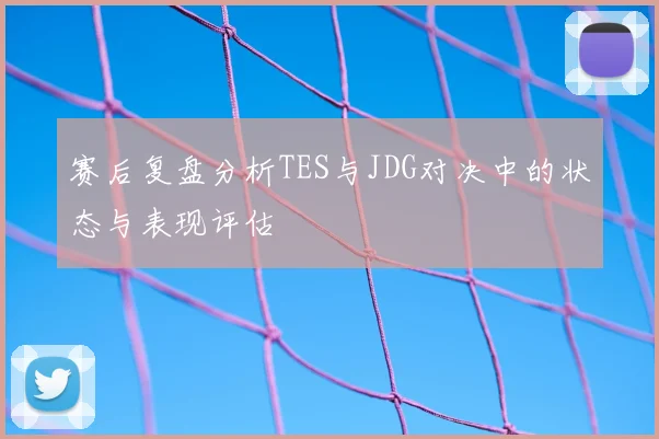 赛后复盘分析TES与JDG对决中的状态与表现评估
